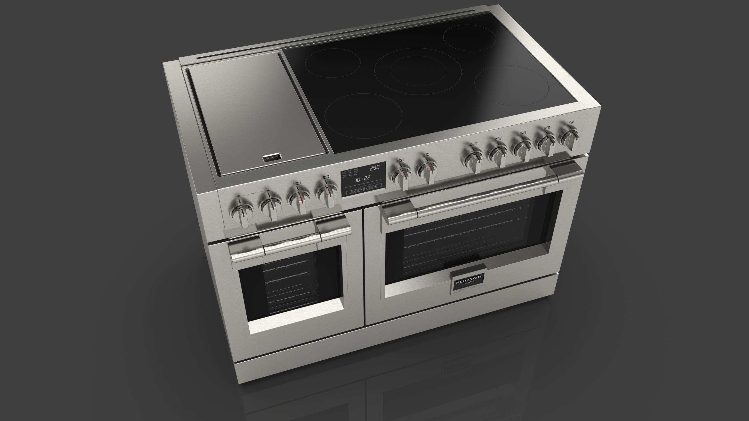 SOFIA 48” PRO INDUCTION RANGE WITH GRIDDLE Fulgor Milano SOFIA 48” PRO INDUCTION RANGE WITH GRIDDLE Fulgor Milano